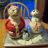 Santa And Snowlady.... 