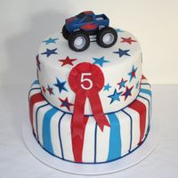 Monsterjam ! I made this cake for my son's 5th birthday. He adores monsterjam. I made this monsterjam from modellingpaste.