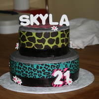 Finally Legal! My friend was turning 21 and this was her suprise cake! she LOVED it! :) the edible image was Duff's cake tattoos!