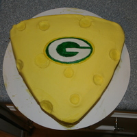Superbowl Win!!! I made this cake for our superbowl party we had and it was very helpful with the win!!! haha :) It was a white cake with cheese cake...