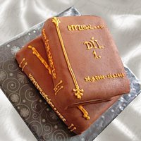 Law Firm's First Anniversary Made as gift for a first anniversary of a law firm, specializing in public contracts law - the top book is a "chronicle" of the...