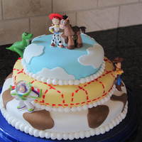 Toy Story Cake Made for my daughter's 5th birthday. She's a huge Jessie fan!