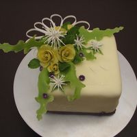 Summer - Make A Wish Cake I was trying to push myself and make dandelions, The white blow away variety. I don't really think that I succeeded, but it turned out...