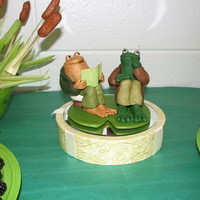 Frog & Toad Are Friends Frog & Toad sculpted centerpiece w/ fruit trays.Our elementary school has put a ban on cakes and baked goods due to allergies and...