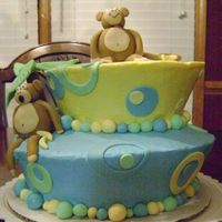 Topsy Turvy Monkey First topsy-turvy and first time working with fondant. Made with help of fellow CCer and BFF, robingeo. TFL!