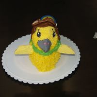 Ming Ming My DD 2nd B-day cake. The hat is made out of tootsie rolls.