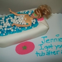 Bathtub Cake This was my second attempt at copying the bathtub cake from this site. A co-worker requested it for his daughter who was having her...