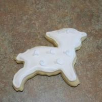 Lamb Cookie lamb cookies made with royal icing.