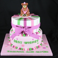 Teddy Bear Baby Shower Cake 