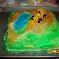 Construction Cake I just made this for my sons 4th birthday. It was very quick. I am also making him a race track cake for his party. Its going to have 2...
