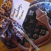 Louis Vuitton Purse Full view of the LV purse I made for my sister's birthday. It's my first purse cake.