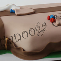 Golf Bag Cake Designed for a couples wedding shower. This couple LOVES golf! My customer didn't want any names or initials, just something to do...