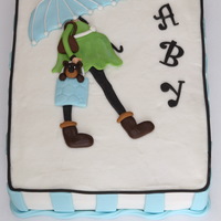 Baby Shower Cake Made this for a baby shower....I'd like to take credit for the design but my customer foudn it online so "Thanks" to the...