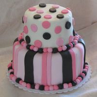 Two_Tier_Stripe.jpg Idea from the ladies at pinkcakebox.com. This is my first attempt at fondant and I just wanted to see if I could do it or not.