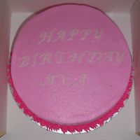 Ava's Smash Cake Just a vanilla smash cake for the first birthday girl. It's covered in vanilla buttercream and has fondant accents. It was made to...