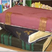 Old Books I made this for the grand opening of the library where I work. It isn't perfect by any means, but they all loved it. It was three...