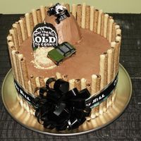 Over The Hill For Jeep And Four Track Enthusiast This cake was for my boss's 52th B-Day. He didn't like the black bow, but it was part of the over the hill theme. This is a 2...