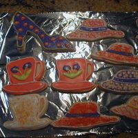 More Practice Cookies More cookies to go along with the shoes. This is my first real cookie attempt. I learned lots. They will be better next time.