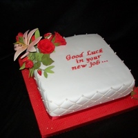 A Cake For Someone Leaving For A New Job 