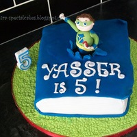 Super Why Cake A super why book cake for my son who loves this tv programme.It was totally last minute and I didnt have time to add the rest of the...