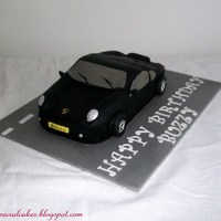 Porsche Car Cake A cake for someone who loves fancy cars