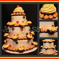 Chocolate, Peanut Butter And Marshmallow! This cake was so much fun, ive had the idea for a while and im thrilled I got to finally make it. Its chocolate fudge cake, peanut butter...