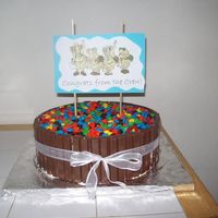 Zinky's Going Away Cake A beloved co-worker of my husband's accepted a promotion in another city so he could be closer to his kids... i asked him what cake he...