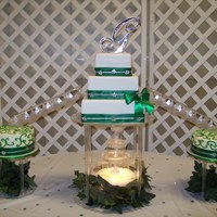 Fountain 3 Tier Square , 10in rounds on the sides