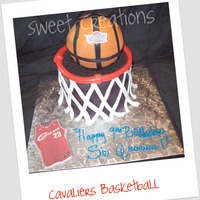 Cavalier Made last week for a 9yr old birthday boy. Net cake is Three 8in layers Vanilla Cake covered in buttercream. Airbrushed in black and cut...