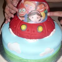 Rocket This cake was inspired from layersoflove, it was for our Godson's 3rd b-day. He loved it! Dome of Rocket and boosters were from RKT. I...