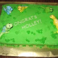 Dinosaur Baby Shower fondant dinos