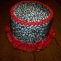 Leftovers This is what I call a doodle cake. I had leftovers and didn't want to waste them and so I made this little 6 inch round and just...