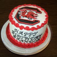 Brandon's Cake Another SC Gamecock cake I made this week. I think I'm done with these for a while or at least until football season. Royal Icing...