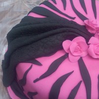 Hot Pink Zebra Stripes Birthday cake for a great friend who loves animal print. She liked it a lot. It was far from perfect, especially near the bottom. How do...
