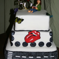 Rockin' Through The Years I wanted to show music in Sharon's fifty years beginning with the bottom tier and Abby Road, next came the Rolling Stones and ending...