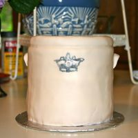 The Missing Crock This cake was a surprise for my best friend's birthday. She collects crocks and can't seem to find a #9. So, I made this "9...