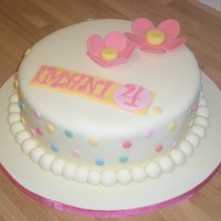 3 In 1 Birthday Made 3 cakes looking the same with 3 different flavours for 3 little girls including my niece for one big party in a park. This is one of...