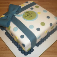 Another Present Cake Another of the many present cakes on this website :). For a childhood friend's father in law to be.