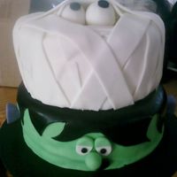 Frankie And Mummy This cake was so much fun to make! Everyone loved it! I felt really good about it too. :) I found the design online somewhere and fell in...