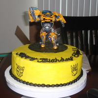 Transformer Cake I saw a design like this (thanks to whoever it is) and I used it for my friend's cake. Her son loved it!