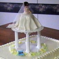 Shower Cake I made this for my DIL's bridal shower. This is the very first time I ever used the cake plates and the pillars. . There are some...