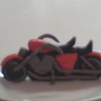 Motorcycle Picture of the motorcycle that I made for my BIL's bd cake. Thank you "2muchsugar " for all your help!!