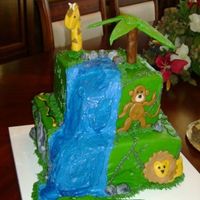 Jungle Theme Cake 