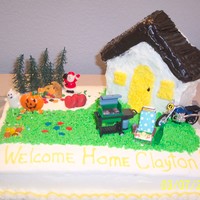 Welcome Home Cake This cake was ordered by a Mom that wanted to celebrate a years worth of holidays with her son who was coming home from overseas so we fit...