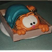 Garfield Cake Chocolate mud cake with chocolate buttercream. Took some time, but very happy with result