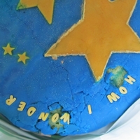 Dropped Baby Shower Cake I made this sponge rainbow-ish cake for my friends' new baby-to-be and was really pleased with it... until my boyfriend dropped it...