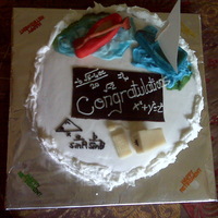 Maths Teacher Retirement Cake Retirement cake for my father - a Maths teacher who was also heavily involved in watersports in the school and the introduction of...