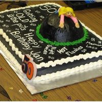 50Th Birthday Cake My daugher made this for one of her co-workers.