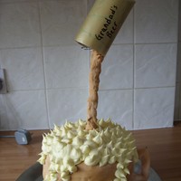 Grandad's Beer i made this for my dads(kids grandad) for his birthday, the kids made the label for the beer can, he loved it!!! bake sponge with jam...