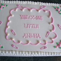 Anijha.jpg This was a last minute cake, they called the night before. I used (OMG) plastic diaperpins and some RI flowers that I already had.